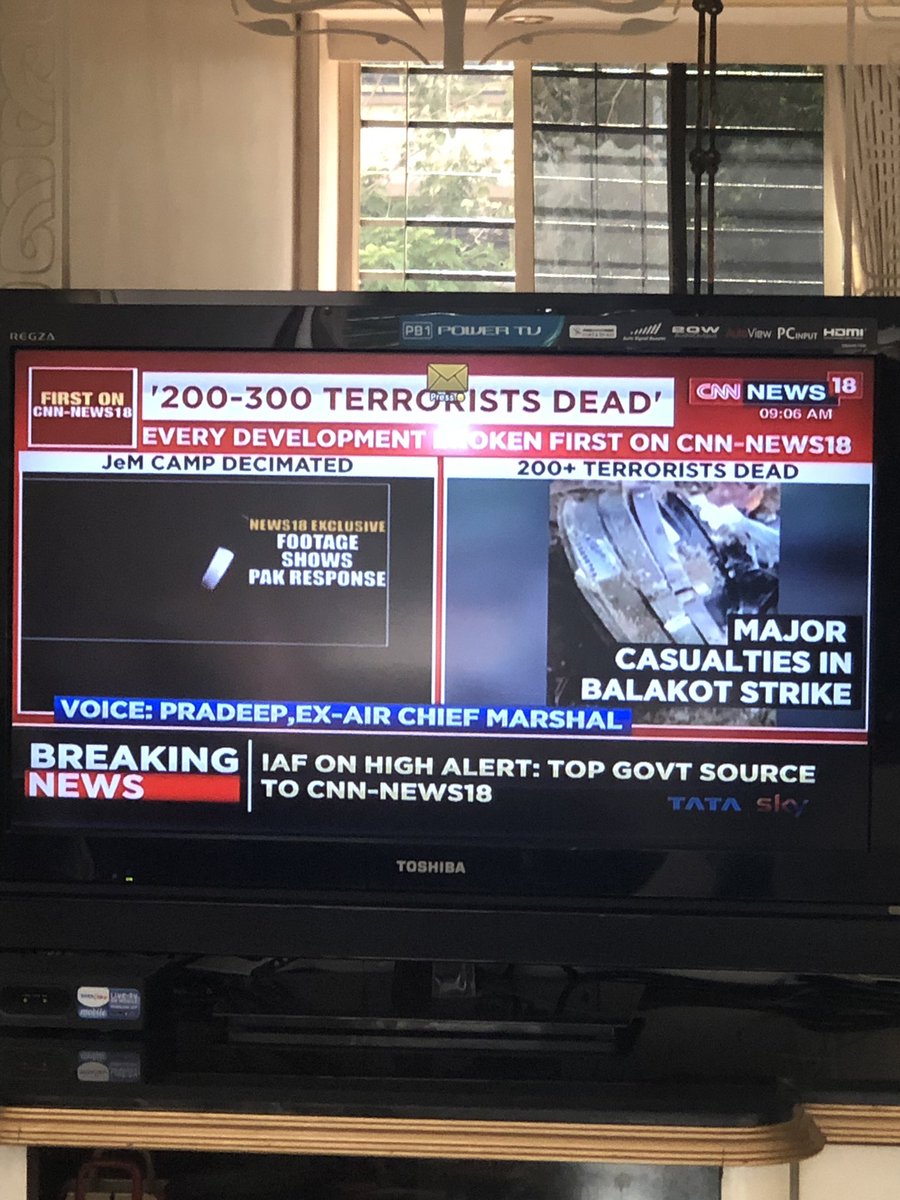 jinal1211's tweet photo. What a lovely morning!!! Kudos to IAF #IndiaStrikesBack #ProudIndian https://t.co/Vohl5k8C4z