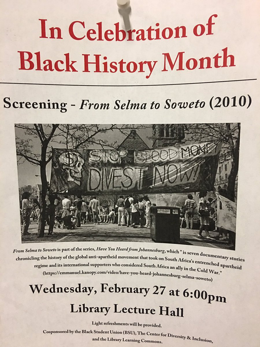 Little known fact, according to collegefactual.com and their calculations, Emmanuel College is above average in overall diversity on campus. The college has hosted a number of events this black history month to celebrate its diversity and that of the country! #ECmultimedia