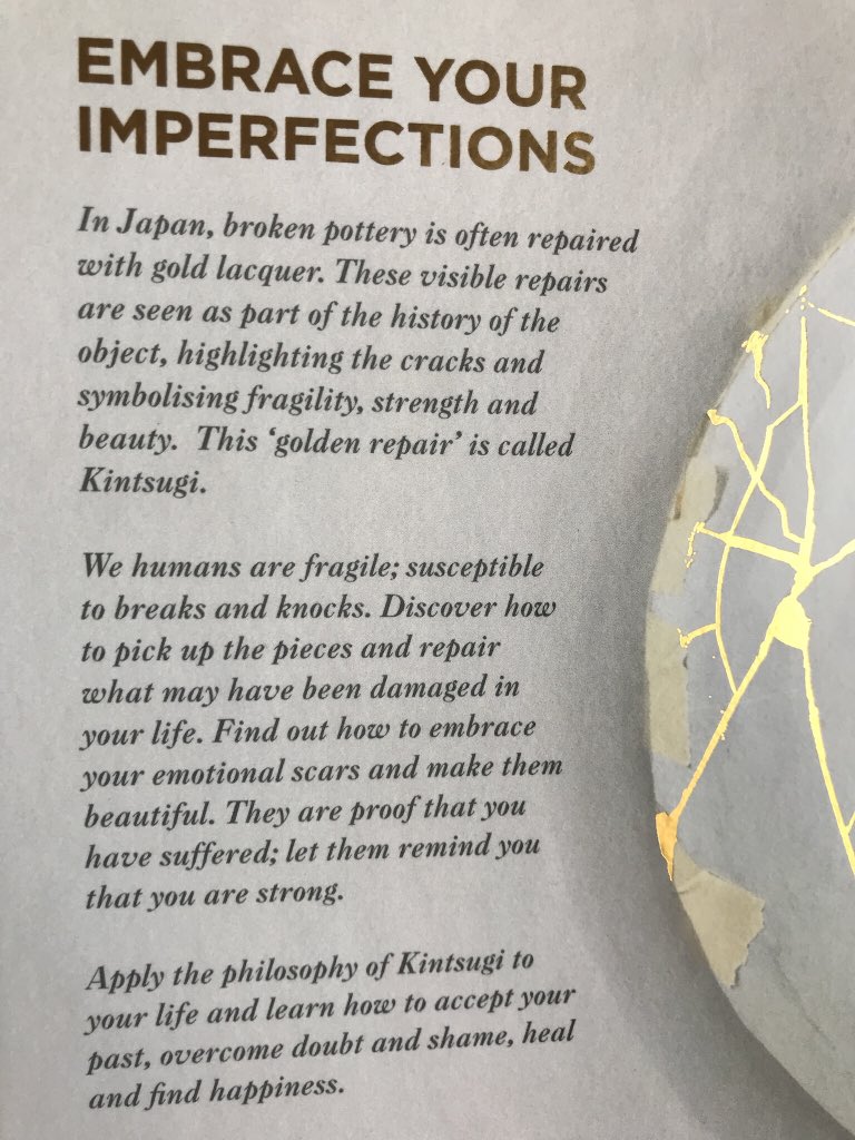 daliforever's tweet photo. #kintsugi amazing philosophy to live by. #japanisme #japan #philosophy #stgermain https://t.co/UxlDwFPGQr