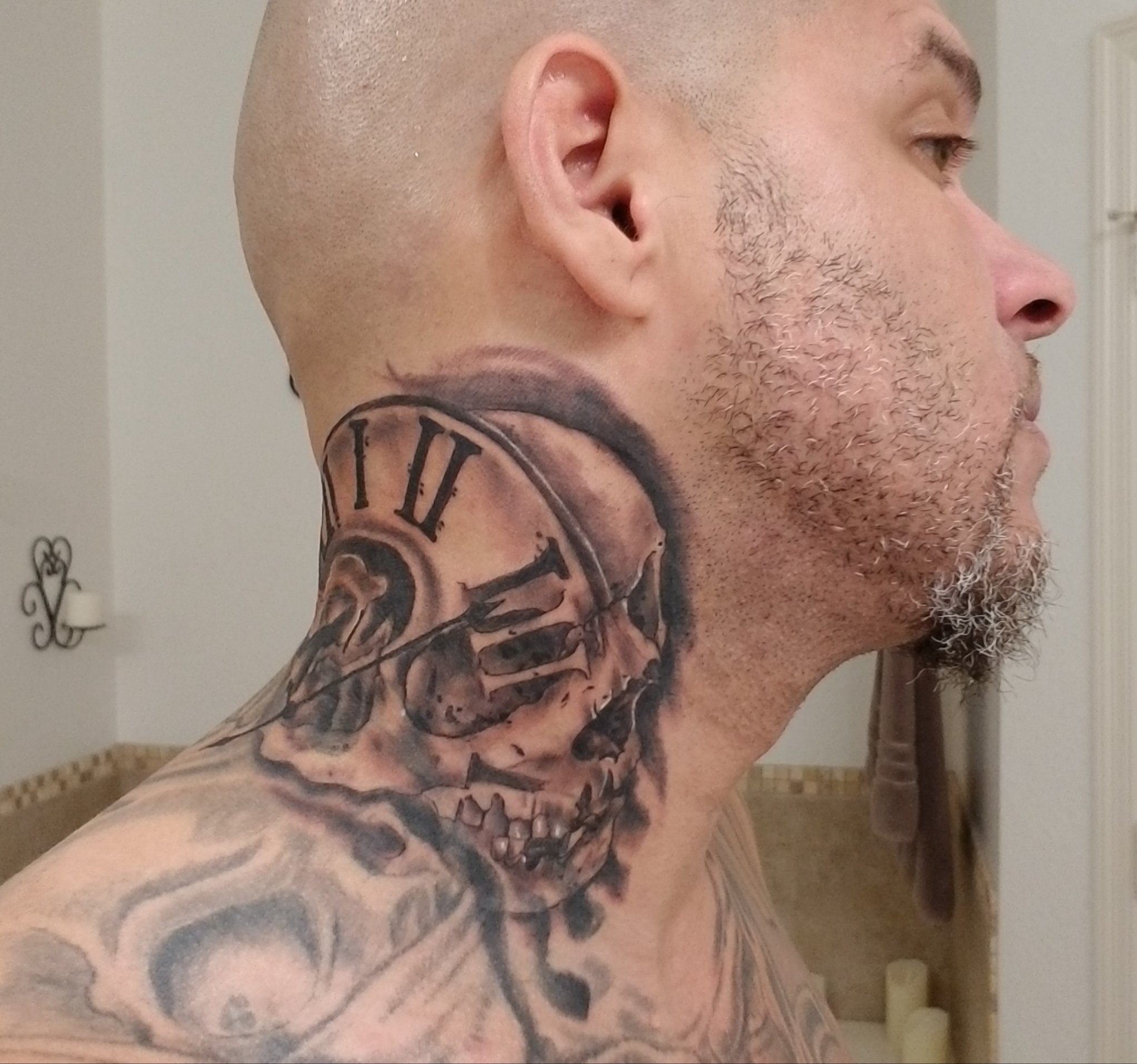101 Best Neck Tattoos For Men Cool Designs  Ideas 2019 Guide  Front neck  tattoo Throat tattoo Side neck tattoo