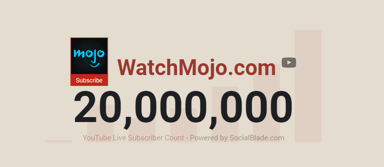 SocialBlade's tweet image. Congratulations to @WatchMojo for hitting 20,000,000 subscribers tonight! It's an impressive milestone. Can't wait for the 25mil one :) socialblade.com/youtube/user/w…