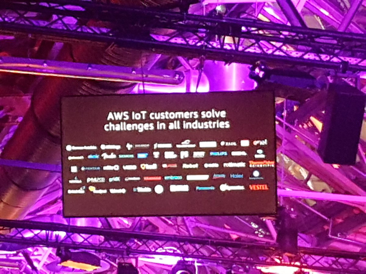 sperlinganton's tweet photo. So cool to see my company on the slides of the CTO of Amazon. Thanks @Werner and greets to @gusgroup #AWSSummit https://t.co/TNGE7uzxF2