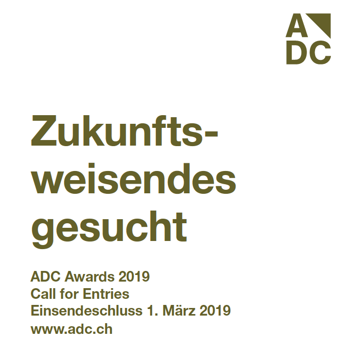 ADCSwitzerland's tweet photo. Auf, auf – die letzten Tage laufen: Die Einreichfrist für die ADC Awards 2019 endet am kommenden Freitag, 1. März 2019. An die Cases, fertig – los! https://t.co/ib69H2o5Y4

#ADCSwitzerland #CallForEntries #ADCAwards #ADCWürfel t #submissions #winners #countdown #jetzteinreichen https://t.co/QNlpvAtqIi