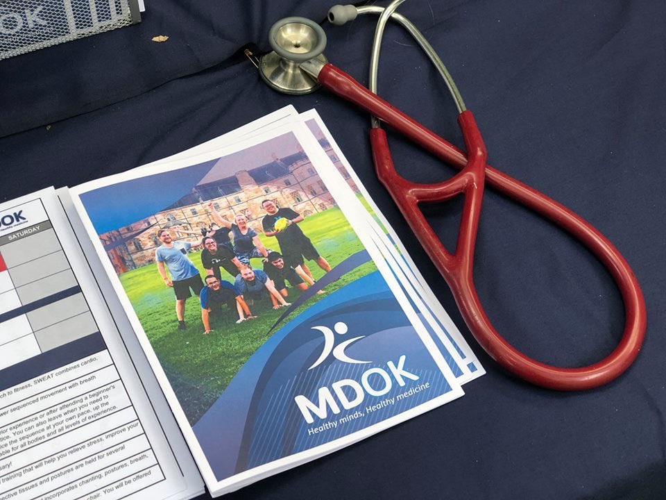 BethanRichards3's tweet photo. The hidden talents of our medical staff never ceases to amaze me. Today @Sydneylhd band “The Short Cases” starring  @drplim1 @DrMuds @erin_vaughan_ and Dr Avik Majumdar put a magical spotlight on doctor #burnout and staff #Wellbeing at the #MDOK launch @FionaDavies8 @NSWHealth https://t.co/4iZWaFuvnw