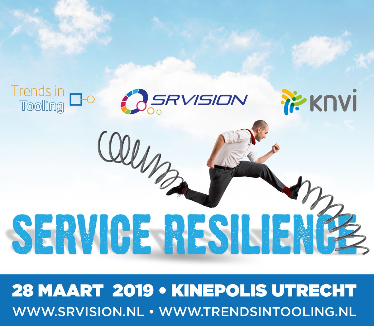 <a href="/JoostITNL/">Joost-IT</a>, <a href="/txt4me/">Felicity Arr</a>, <a href="/axios/">Axios</a>, @PinkElephantNL zijn ook sponsor van SRVISION en TinT op 28 maart aanstaande in Utrecht! Koop je tickets voor dit unieke event over Service Resilience via de site: bit.ly/2z0ORGK