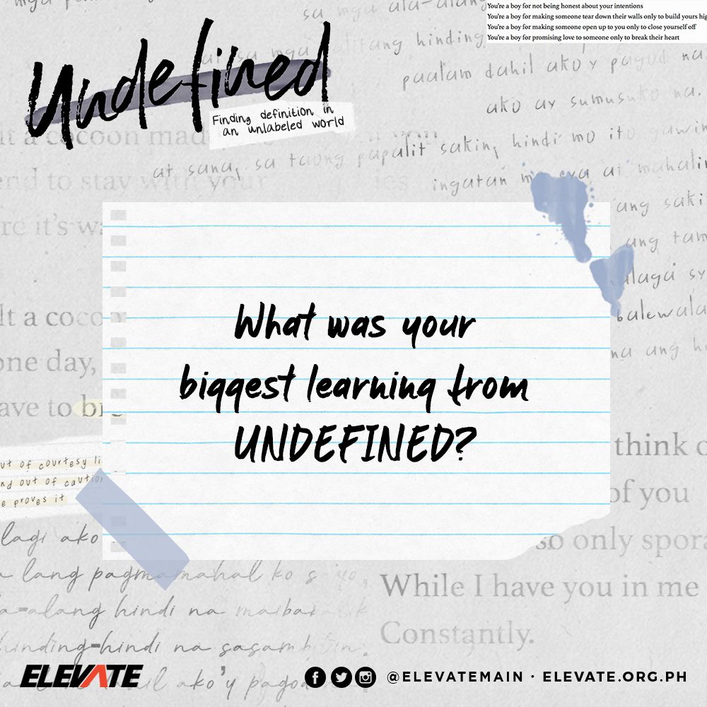 elevate_main's tweet photo. What was your biggest takeaway from #ElevateUndefined? โค๏ธ Here are a few of ours! ๐ Tag a friend who you wanna share these lessons with!
#ElevateMain https://t.co/TwEz6r9Gm4