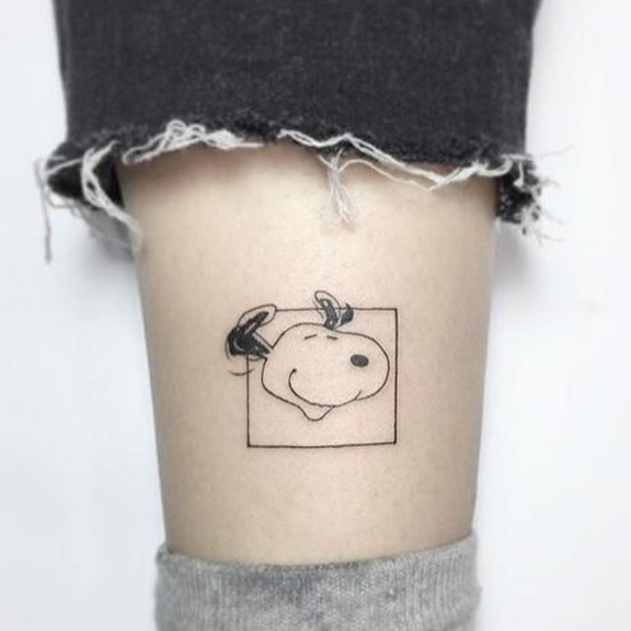 Snoopy tattoo  Steemit