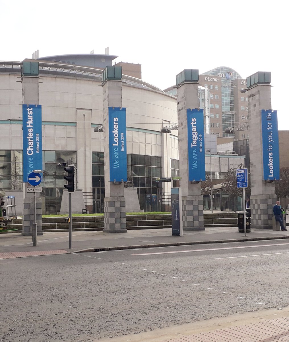 VisitBelfastBiz's tweet photo. This is why #BelfastMakesSense We are delighted to welcome #LookersConference2019 to our city today. Good luck to @LookersGroup! @iccbelfast @BELFASTCITY_AIR https://t.co/qMEzwF4cqp