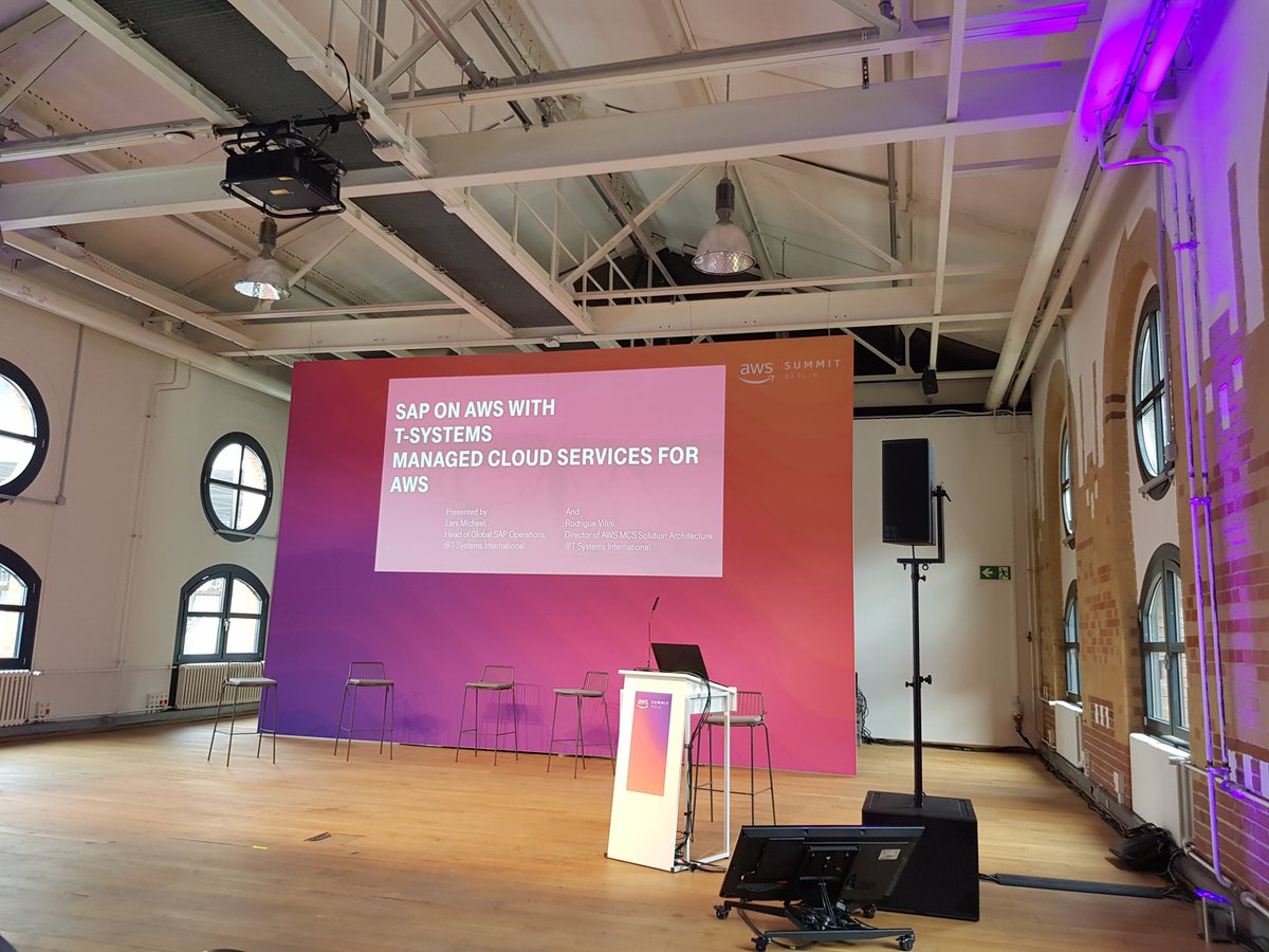 On our today's agenda: Attending #AWSSummit in #Berlin. This time on the other side of the booth (as a visitor)... #Amazon #AWS #SAP

#Alfresco