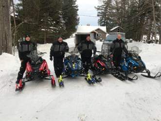 KSBCF's tweet photo. At 9am "Team Peak" sets to beat the current GWR of "Snowmobile-greatest distance 24 hours (team)" while raising funds for KSBCF Lake Muskoka https://t.co/Jq3Rrf4ilB