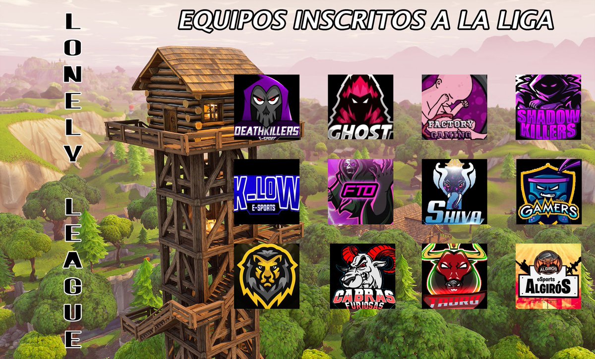 Estos son los equipos que participaran en la Lonely League. Suerte a todos.
#LonelyLeague
