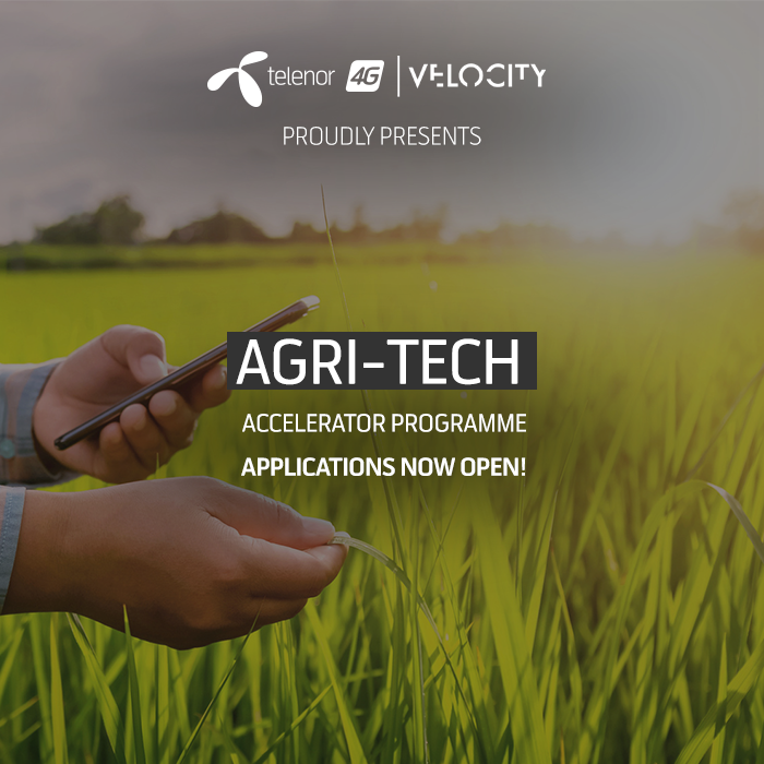 Be a part of First Agri-Tech Programme, by Telenor Velocity. Don’t miss this fantastic opportunity to grow and scale your innovative offering. For further details please visit bit.ly/2ID4lZE

#agritech #agristartups #startups