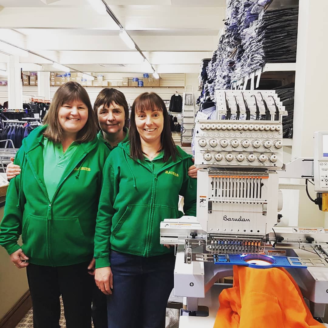 BarudanUK's tweet image. 'Team Maisies' - Great to meet these lovelies yesterday after their recent #singlehead #embroiderymachine  purchase to add to their existing #4head. Business is booming!! #Barudan #barufan #invevestinyourfuture #investinthebest