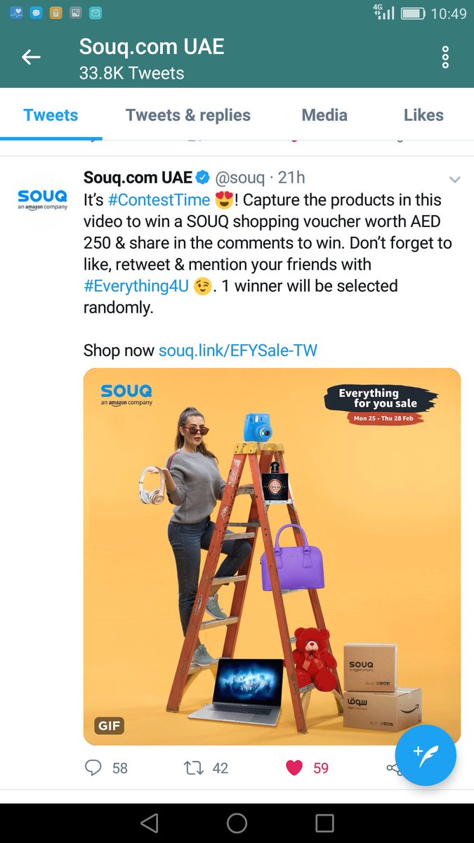 Mamta06450632's tweet photo. @souq #Everything4U . Tagging friends @SelmaRomola @dora1180425 @BhumiKhatri8 @marcelraj @maheramas https://t.co/YydcJuglWu