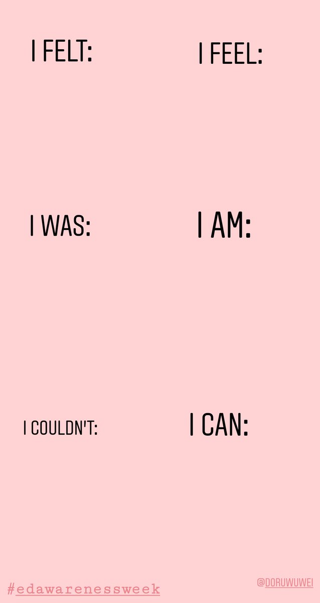 DoruWuWei's tweet image. It&apos;s #EatingDisorderAwarenessWeek and I&apos;ve decided to change the perspective: from &quot;before &amp;amp; after&quot; photos to a mental and emotional approach. Go ahead and reflect on recovery.
#EdAwarenessWeek