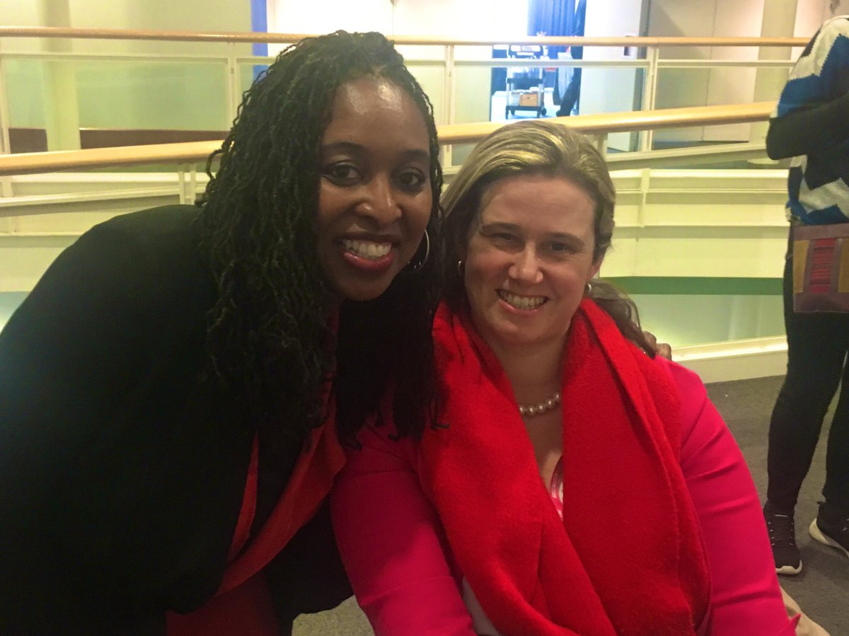 CharlotteRose29's tweet photo. Meeting Dawn Butler, a great member of Labour Shadow Cabinet #labwomen19 such an inspiring speaker! Note the way she bends down to wheelchair level alsoπ#LabourParty #LabourPartyWomen @DawnButlerBrent #labourwomen #disabilityequality https://t.co/ohHCSXL1Dg