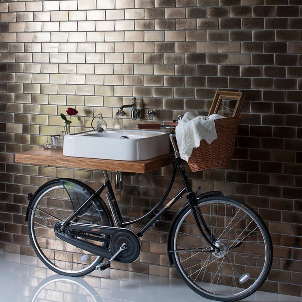 Khalidsanitary's tweet photo. Ride on our Arcade bicycle🚲..
 A unique and eye-catching basin that truly adds character to your bathroom or cloakroom😍
#khalidsanitary #burlington #bicycle #washbasin #basin #faucet #taps #modern #unique #wood #white #instadaily #photooftheday https://t.co/XmeFoZj06V
