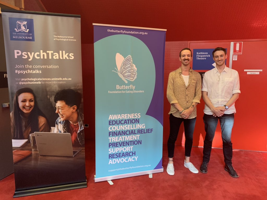 Bfoundation's tweet image. Packed room for #psychtalks event at @psychunimelb with @Scott1Griffiths and our wonderful speaker Mitch