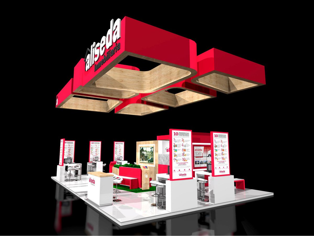 JJproProduccion's tweet image. Hoy os traemos imágenes del stand que realizamos en el Salón Inmobiliario SIMA, desde el diseño hasta su total producción. Proyecto de Hello Media para Aliseda. ¿Quieres ver más trabajos como este? jjpro.es/trabajos-y-pro… #jjpro #stand #feria #sima #ifema #produccióngráfica