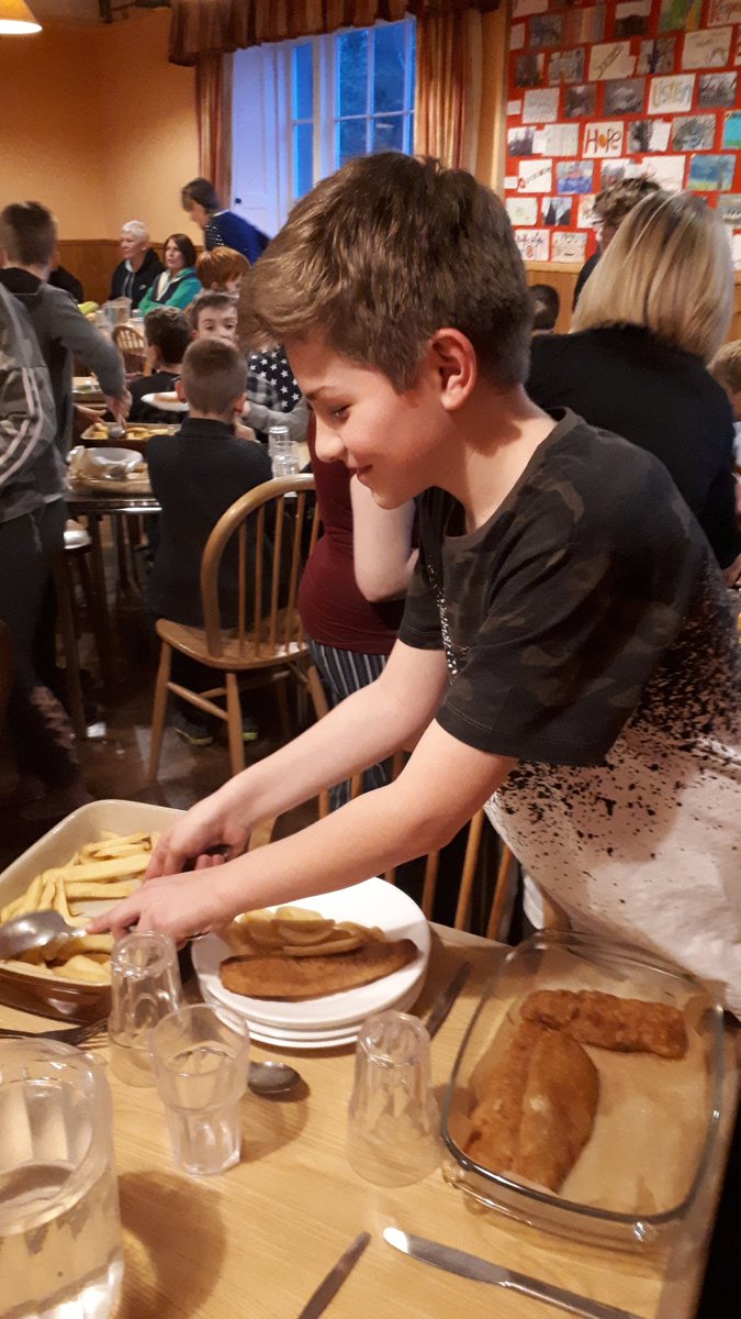 edith_moorhouse's tweet photo. Dinner was served by Arabelle, Will, Ruby and Ruby last night. A great job they did too! #TempestUpdate https://t.co/W7WQYZZmy2