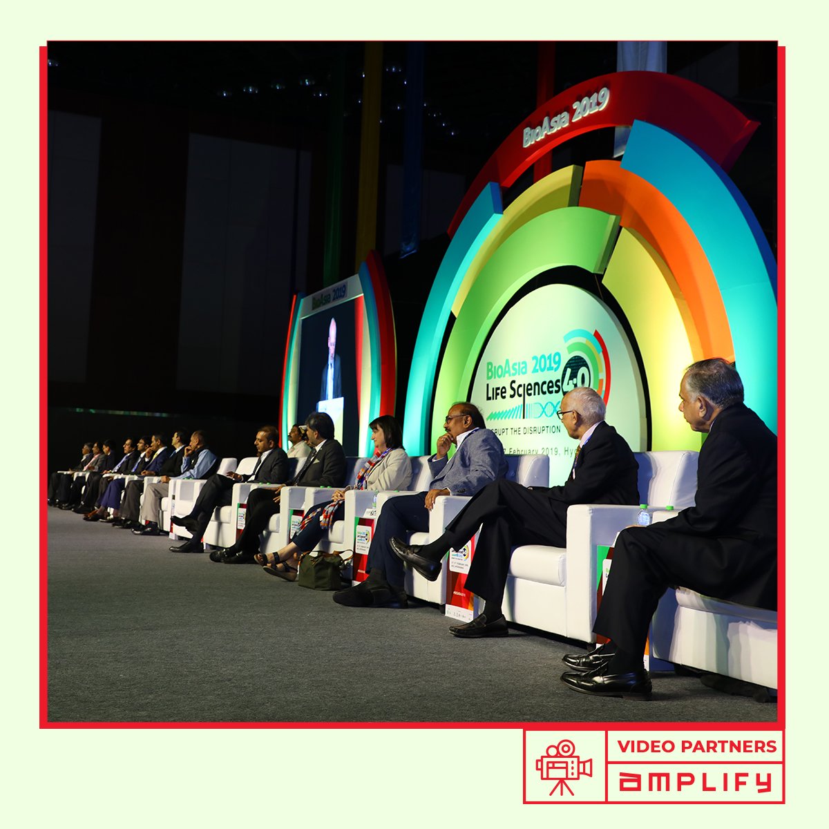AmplifyMICE's tweet photo. (1/2) A lot happened on Day 1 of @BioAsiaOfficial 2019. Like a visit to the Genome Valley, the inauguration of the event by the Governor, E S L Narasimhan, himself followed by his visit to all the stalls. Here's a sneak peek of the day
#BioAsia2019 #goAmplify #Hyderabad #Health https://t.co/7TeZ7fifY7