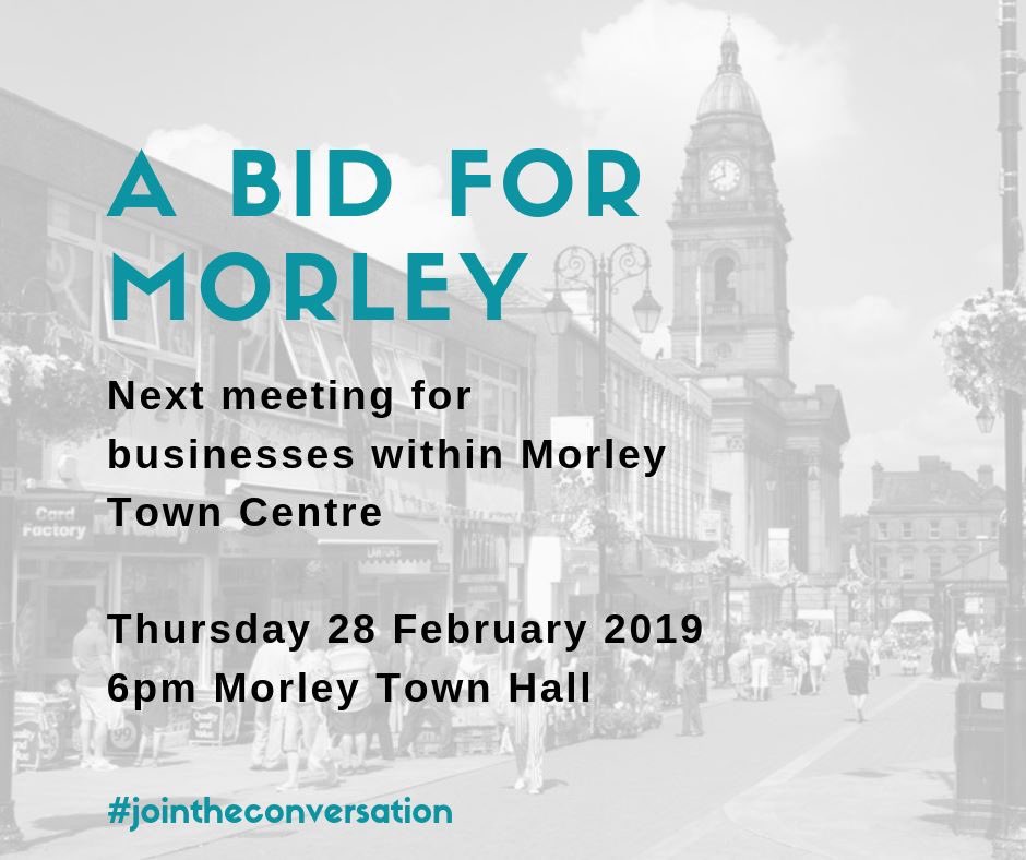 This Thursday all #Morley town centre biz invited - help us start to shape the biz plan for #Morley <a href="/giftware/">Cadeaux Leeds</a> <a href="/beer30shop/">Beer Thirty Independent Beer Shop & Tap</a> <a href="/centralmorley/">CentralCars</a> <a href="/MorleyMarket/">Morley Market</a> <a href="/Hytal/">Hytal Kitchens & Bedrooms Ltd</a> <a href="/SaversHB/">Savers</a> <a href="/onandupproperty/">Onwards & Upwards</a> @oscarsbarmorley <a href="/MorleyElderly/">MorleyElderlyAction</a> <a href="/groundworkuk/">Groundwork UK</a> pls RT <a href="/Mister_Morley/">Noel Bullock</a> <a href="/MorleyChamber2/">MorleyChamber</a>