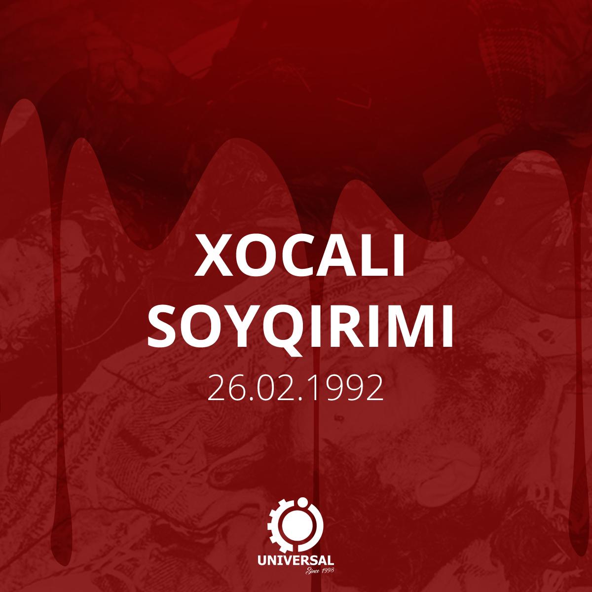 26 Fevral - Cansız bədənlər, soyuq evlər, məhv olmuş həyatlar...

Xocalı soyqırımında həlak olmuş bütün həmvətənlərimizin acı xatirəsini unutmadıq, unutdurmayacağıq!

#Xocalı #Xocalısoyqırımı #Khojaly #Khojalygenocide