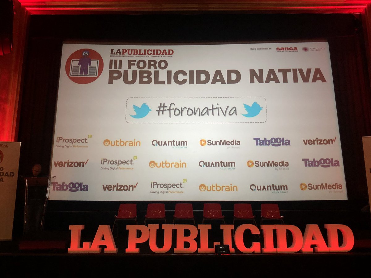 PdelaPublicidad's tweet photo. ¡Buenos días! Estamos ya en los @cines_callao preparándolo todo para dar comienzo al III Foro de Publicidad Nativa. ¡Os leemos con #foronativa! https://t.co/JKxIWNdTk8