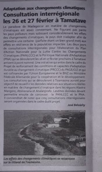 Aujourd’hui à #Tamatave. Très contente de faire partie de ce projet <a href="/Tec_Conseil/">Ghislain Dubois</a> et <a href="/Biotope_/">ハルキ</a> Madagascar et de travailler avec le BNCCC/MEDD à l’élaboration du #PNA de #madagascar <a href="/giz_gmbh/">GIZ</a> <a href="/giz/">Giz</a>