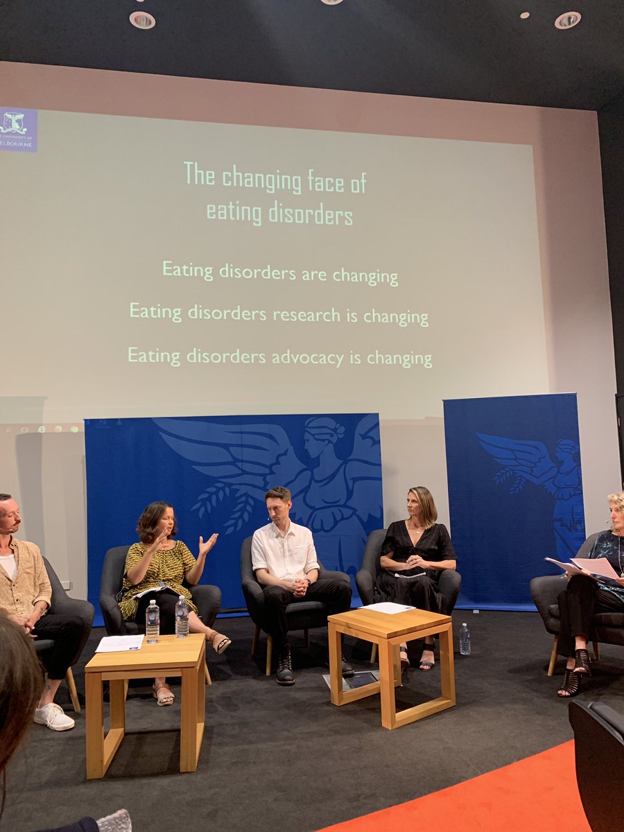 Bfoundation's tweet image. As eating disorders change in society, so too must our research, treatment and advocacy #psychtalks @Psychunimelb @Scott1Griffiths @lynnemalcolm @krug_isabel