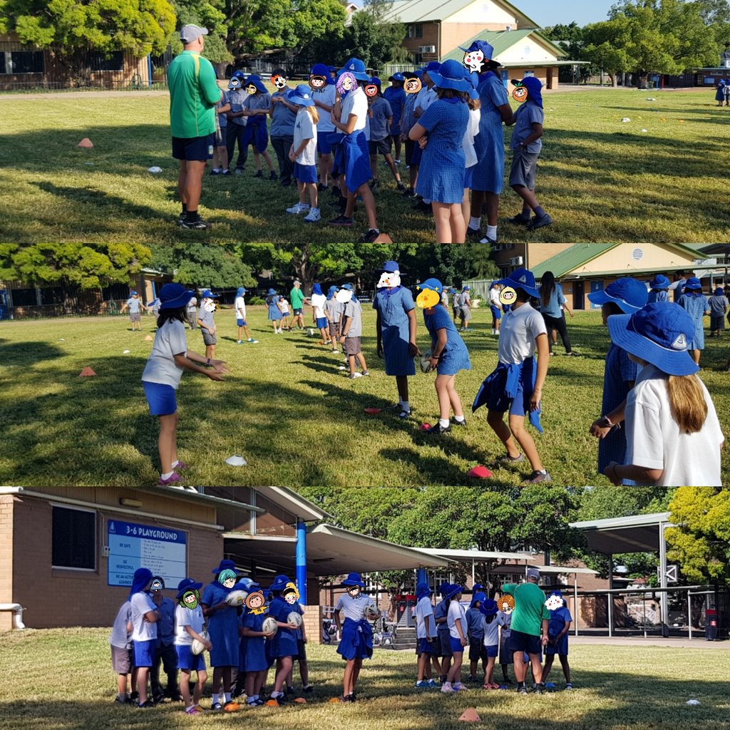 S3D had their NRL clinic today. We learnt new skills and strengthened our teamwork <a href="/StrathfieldSPS/">Strathfield South PS</a> #teamwork #sport #teamplay