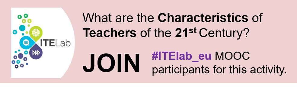 BartVerswijvel's tweet photo. Reflect together with #itelab_eu MOOC participants about the characteristics of 21C Teachers. Cast a few votes and contribute to the ongoing ranking. Vote here: https://t.co/fzI2T6rcK1 Look at ranking: https://t.co/lqdEnzWAWt https://t.co/SYNFjKWU5K @abfromz https://t.co/uXs13RGrTD