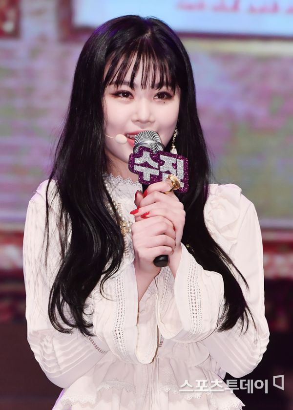 SOOJIN_TH's tweet photo. [PRESS] 190226 #SOOJIN #G_I_DLE #여자아이들 #I_made #Senorita Showcase (4) https://t.co/mlEzY7fOvq