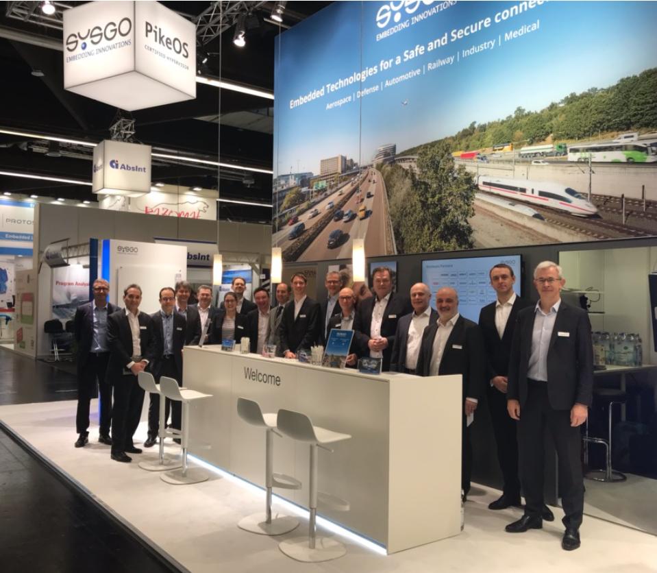 SYSGO's tweet photo. @embedded_world 2019 just opened its doors in Nuremberg. The @sysgo team is ready to welcome you. Visit us in hall 4-534 or in the #safety &amp; #security area (hall 4A-303). See you there! #ew19 #iamembedded #pikeos https://t.co/t2IcKe515C