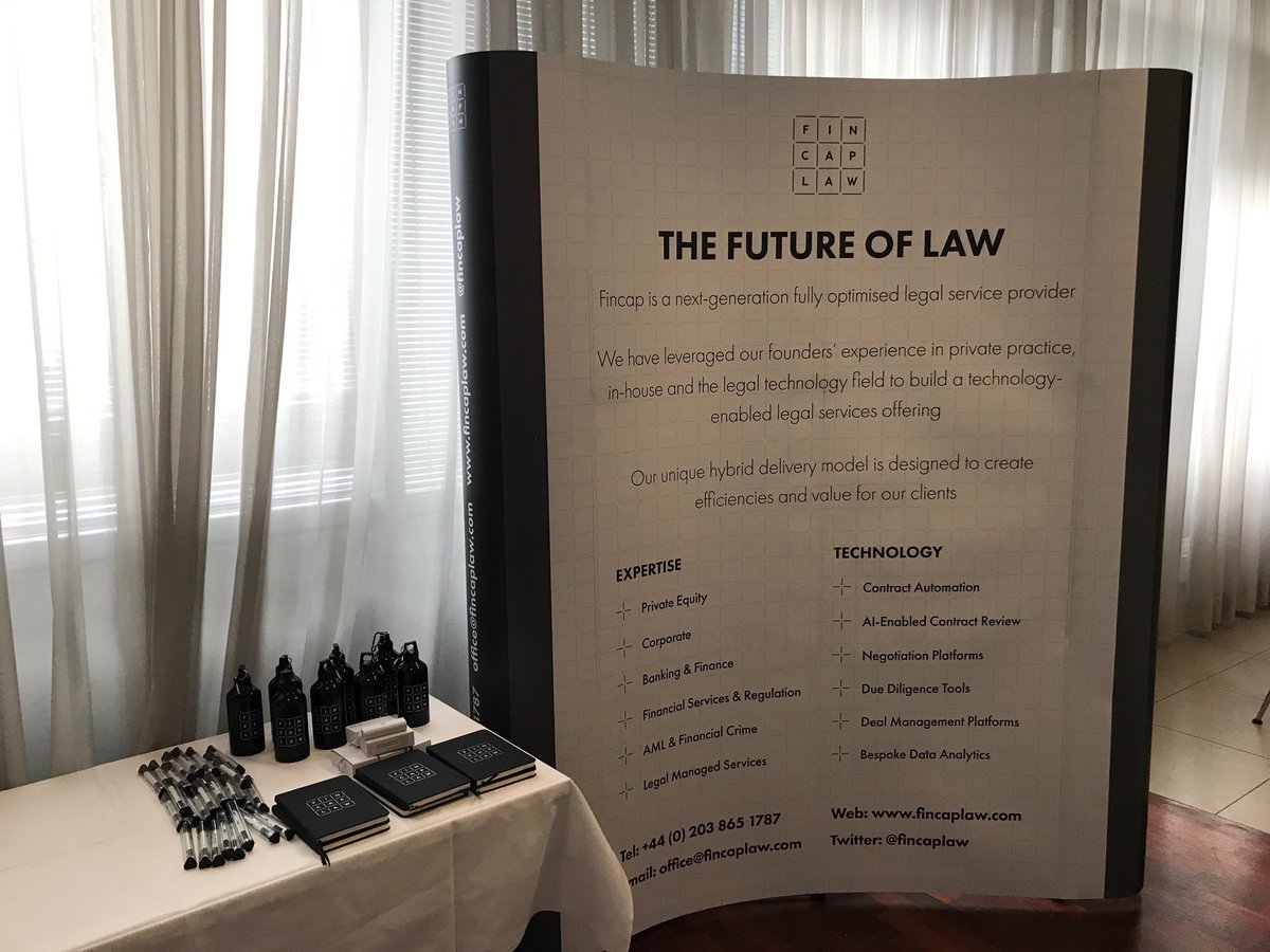 Fincap will be discussing the future of law at Alternative Asset Days in Berlin. #law #fintech #privateequity