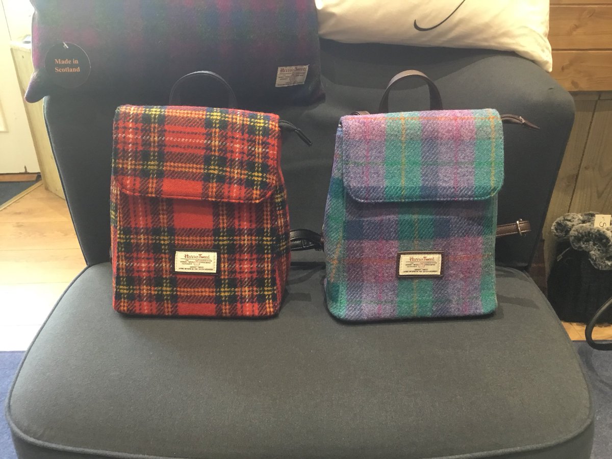 harris tweed mini backpack