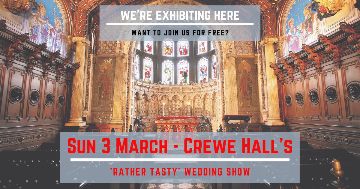 Whoop Events (@whoopeventsuk) on Twitter photo #weddingshow <a href="/Crewe_Hall/">Crewe Hall</a> HAVE FREE ENTRY ON US & SAVE £8
USE OUR UNIQUE CODE:- bit.ly/crewe3march201… … 11-30-4 #45 #suppliers #demos #freeparking #weddingshow <a href="/Crewe_Hall/">Crewe Hall</a> HAVE FREE ENTRY ON US & SAVE £8
USE OUR UNIQUE CODE:- bit.ly/crewe3march201… … 11-30-4 #45 #suppliers #demos #freeparking