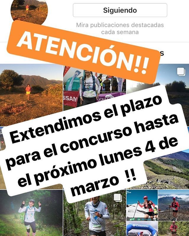 Trail_Austral's tweet photo. CONCURSO!! Gana un cupo a Huilo Huilo Trail Run, 22 y 23 de marzo de 2019 en cualquier distancia (excepto Travesía). Solo debes:
1.- Seguir nuestra cuenta de Instagram y la de @nimbusoutdoor.
2.- Subir una foto a tu Instagram como post con el hashtag #Tr… https://t.co/w1fvb8y6KN https://t.co/HHos7McCxI
