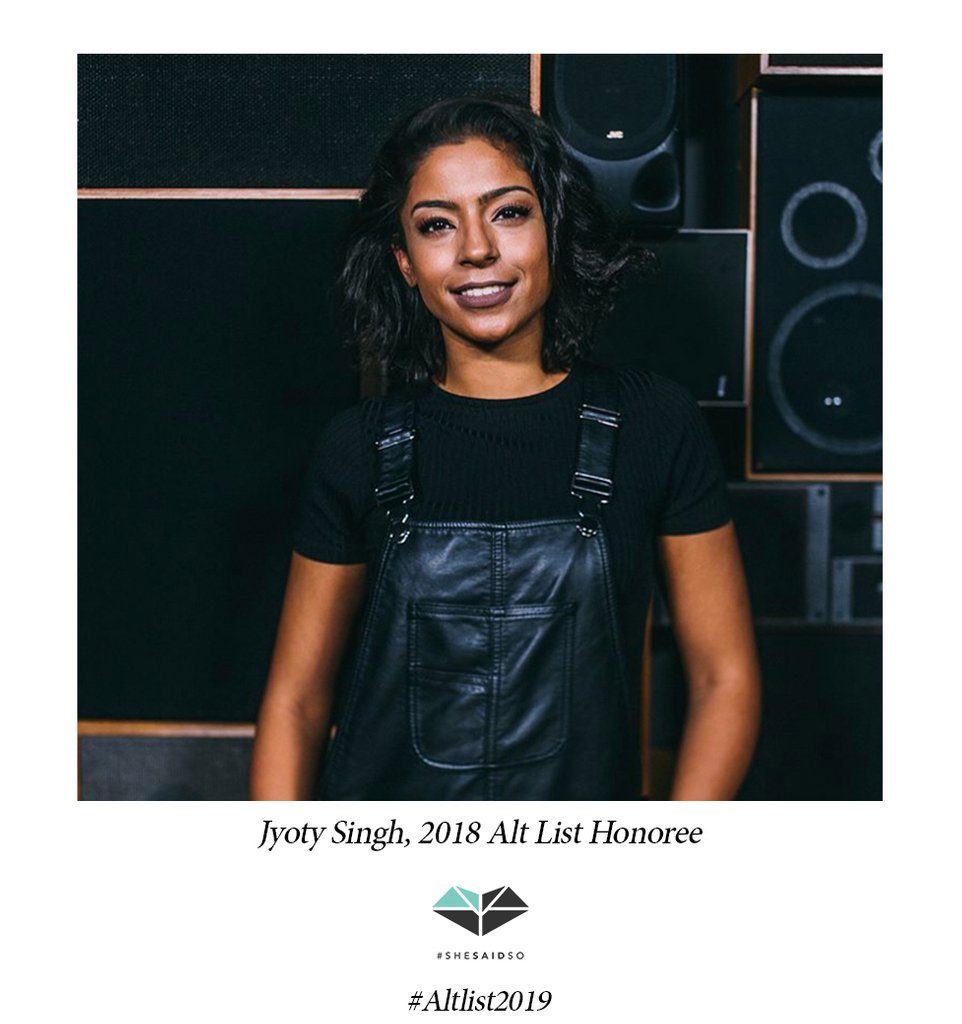 shesaid_so's tweet photo. Celebrating @BecauseJyoty, Rinse FM presenter, co-founder of The Move Magazine and a https://t.co/NvT0bS1J3q #AltList2018 honoree. Nominate your #AltList2019 hero today: https://t.co/llcwoaf12e #TuesdayChamp #shesaidso https://t.co/tZLJLcomzI