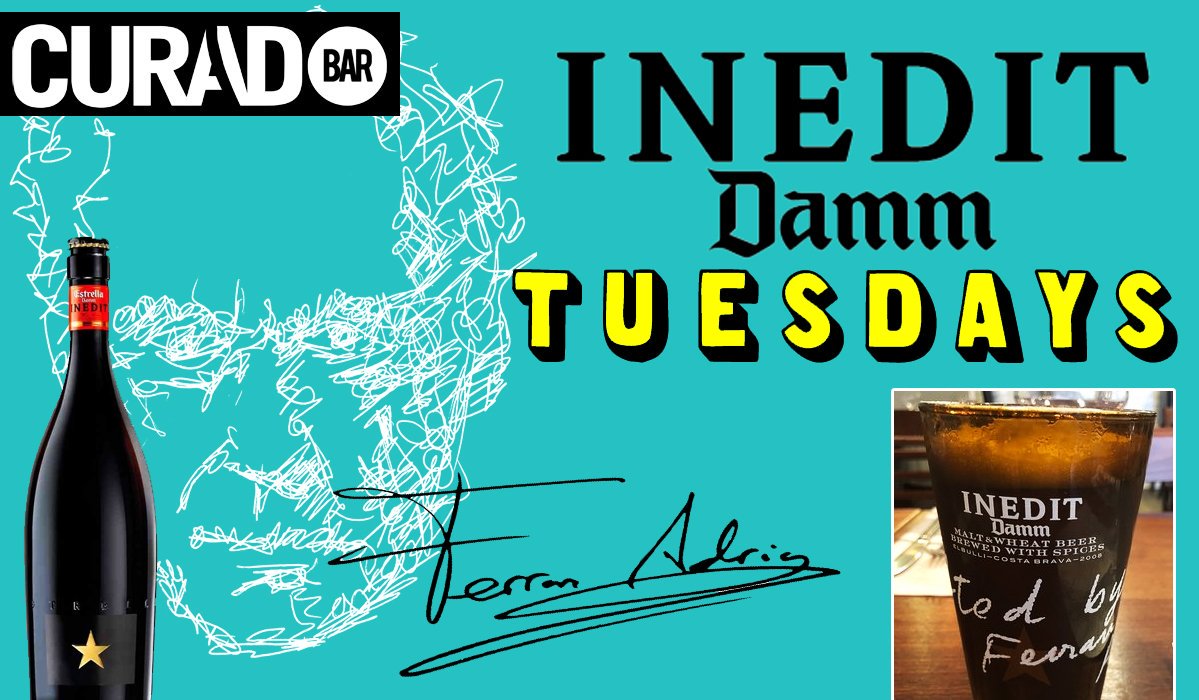 Our new <a href="/inedit/">Inedit Damm</a> Tuesdays means  x1 FREE bar snack with every pint of inedit ordered! Yup we love having this award winning cerveza created by legendary chef Ferran Adrià on draft so much we thought it deserved it's own especial day... every week 😉.

#TuesdayMotivation #Cardiff