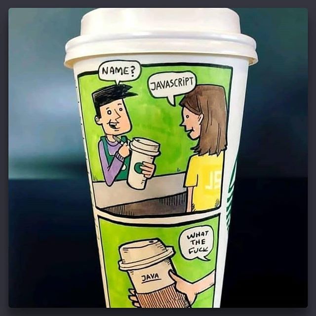 compsci_stuff's tweet image. 😑☕ .
.
.
.
.
#kotlin #devhumor #coding #programmerhumor #cplusplus #programming #codinghumor #devjokes #java #swift #csharp #xamarin #programminghumor #programmingmemes #javascript #starbucksmemes ift.tt/2TfY1v5
