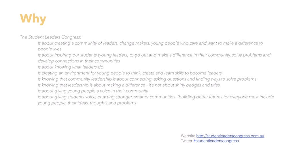 Student Leaders Con. tweet media