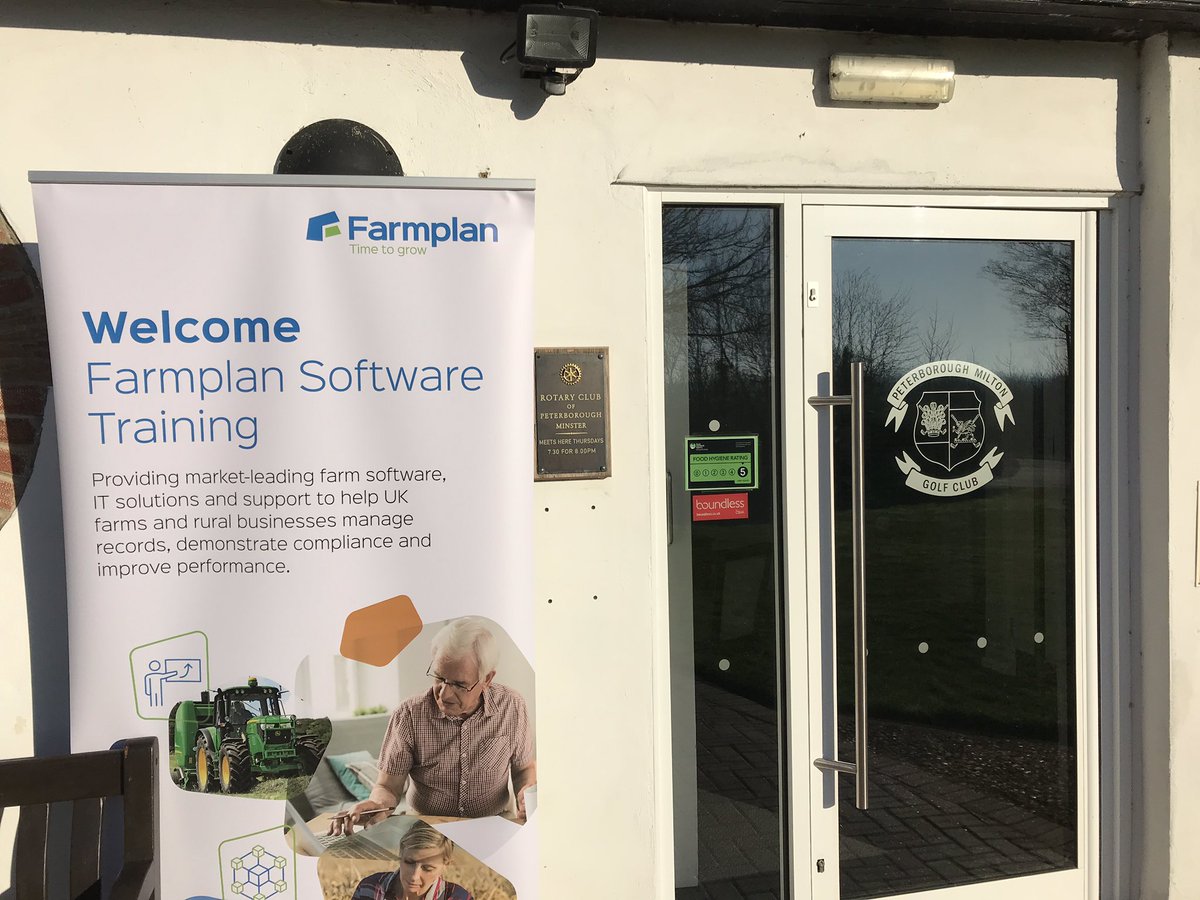 JulianGoulding's tweet photo. It’s a beautiful day in Peterborough. @FarmplanUK Ideal for informing people about #mtd #notlongnow https://t.co/ip6KSBfsO0