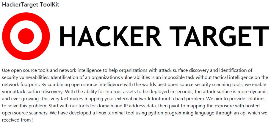 JR_kneda's tweet photo. Hacker Target ToolKit by @ismailtsdln
Tools and network intelligence to help organizations with attack surface discovery
https://t.co/BfjkCBlzdL
#HackerTarget #RedTeam #Traceroute #Ping #ReverseDNS #Whois and much more https://t.co/ijzs3eNTEO