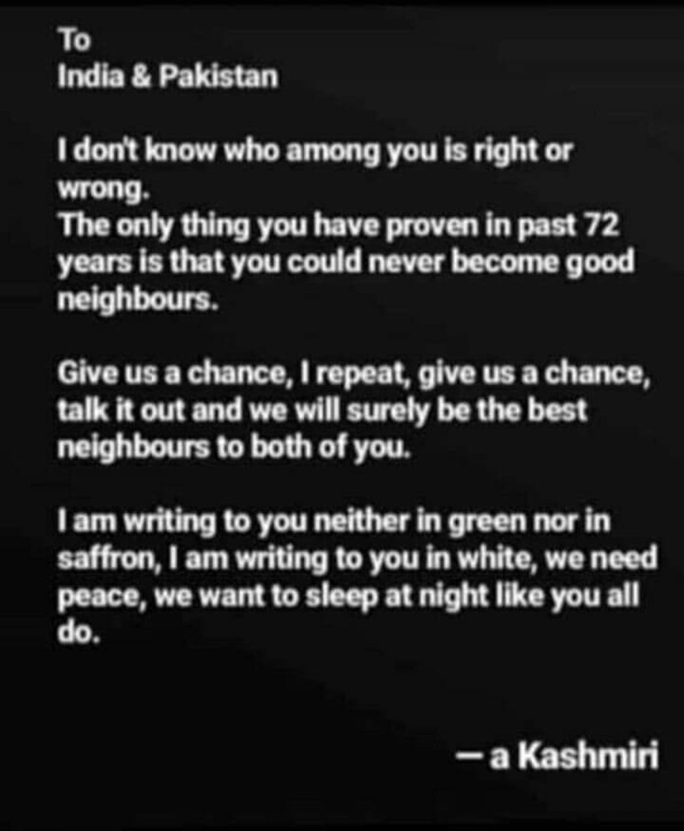 QayoomZiya's tweet photo. We want peace. https://t.co/AqwSISTkMe