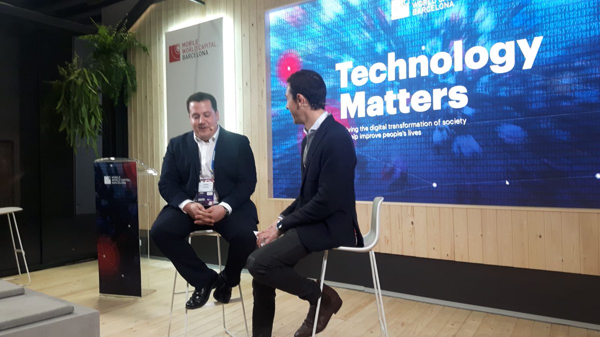 Imnovation's tweet photo. .@CarlosCrespog, responsable del Skill Center de Robótica y Automatización de @ACCIONA #AADIH ha participado esta mañana en #TechnologyMatters de #MWC19 para hablar de nuestro proyecto con @5GBarcelona #5G #Barcelona https://t.co/xT5kBGQ1J9