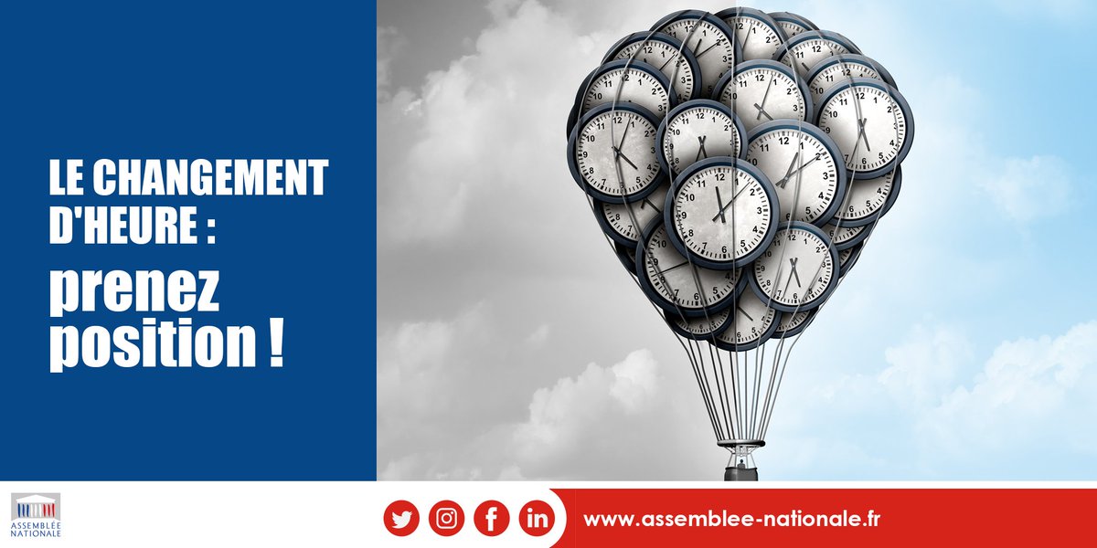 AssembleeNat's tweet image. 🕰️⏰[#ChangementDHeure] Déjà 400.000 participants !
Et vous, vous en pensez quoi ? Donnez votre avis avant le dimanche 3 mars minuit.
➡️ assnat.fr/KNsUxA