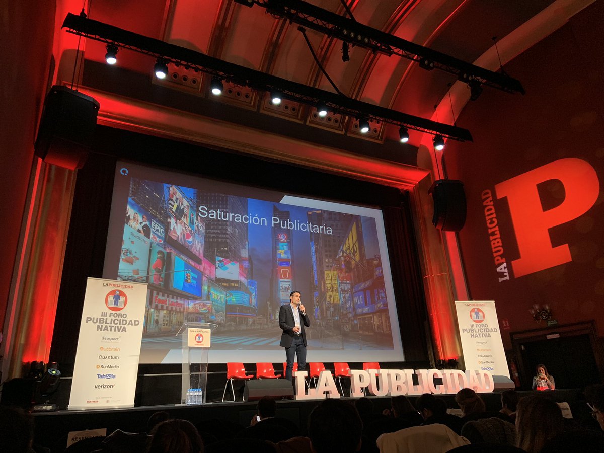 pdesastre's tweet photo. “La publicidad nativa genera más credibilidad de la marca” @JavierValbuenaB @QuantumNative #foronativa https://t.co/JqqqnAGhfs