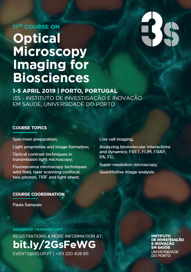 PPBioImaging's tweet image. If you are thinking of attending the Course on &quot;Optical Microscopy Imaging for Biosciences&quot; @i3S_UPorto, don&apos;t miss out early bird registration until March 3rd! 

#ALM #OpticalMicroscopy #Imaging #ImagingforBiosciences 

@pm_sampaio 

More info at i3s.up.pt/content/traini…