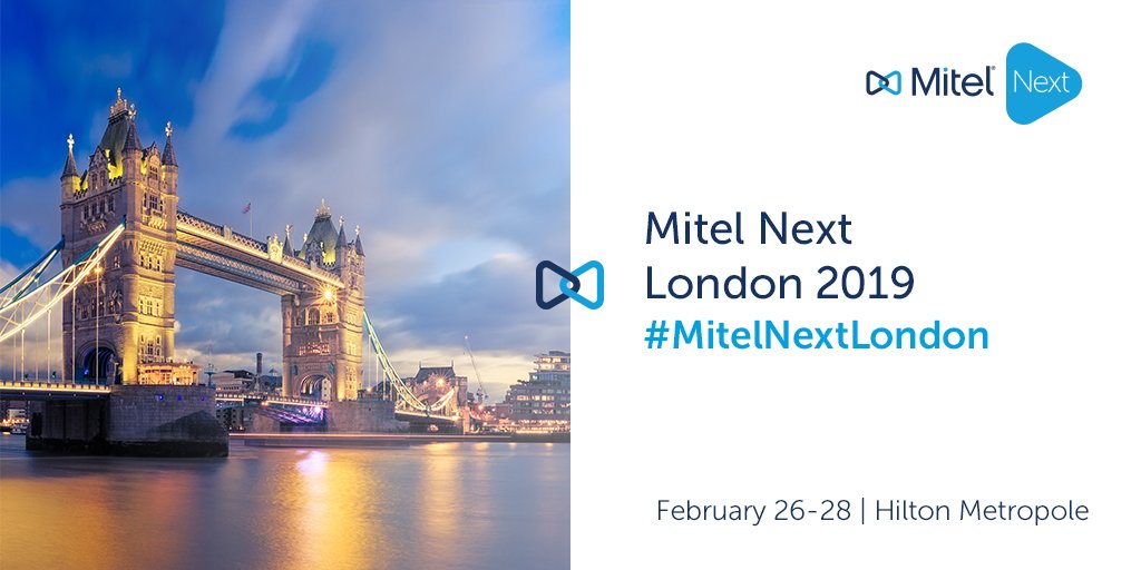 The big day has arrived! Our #MitelNextLondon event is set to get underway in just a few hours. Watch our Twitter feed for live coverage of all the action.